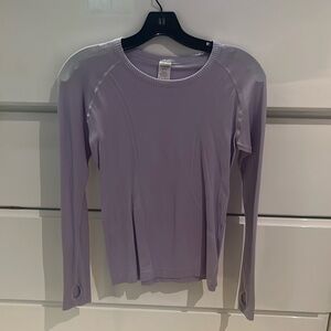Women's Long Sleeve Lavender Top